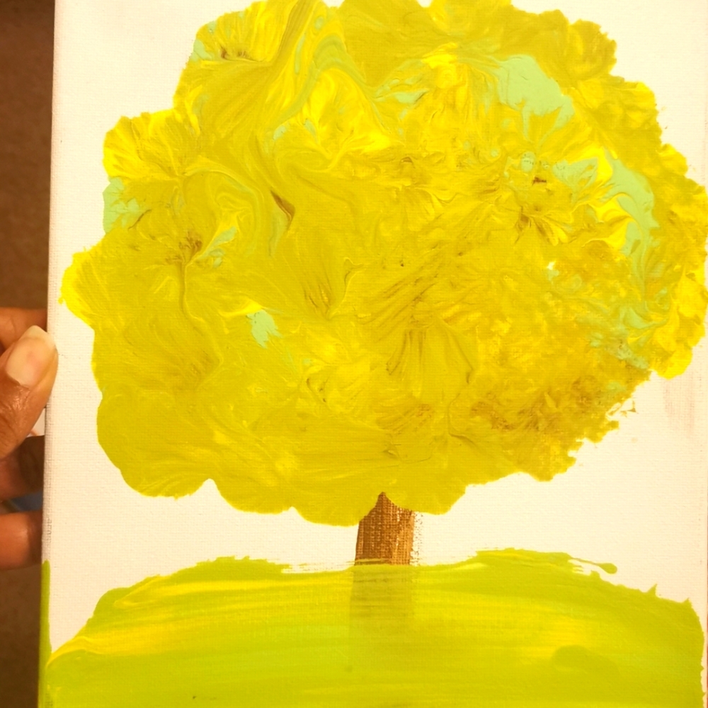 8x10 Tree of Prosperity Canvas Painting